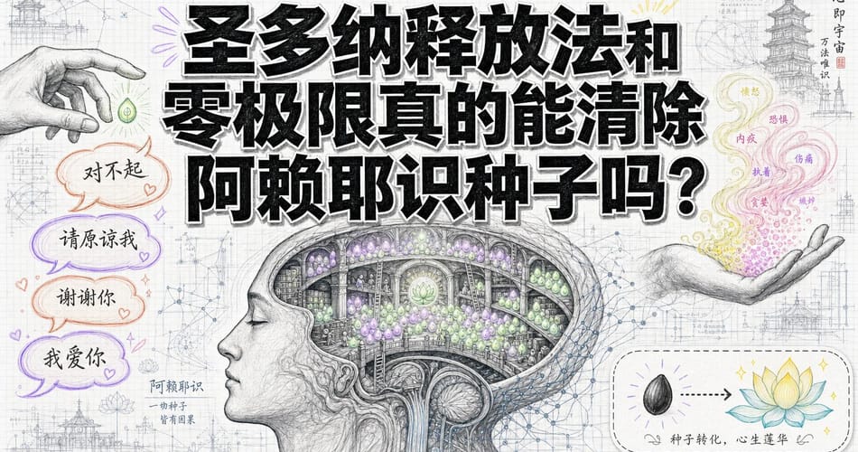 圣多纳释放法与零极限能清除阿赖耶识种子吗？唯识学深度拆解