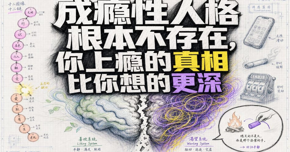 成瘾性人格是个谎言？神经科学与佛学揭示上瘾的真正根源