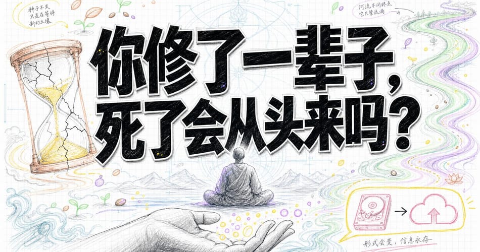 死后会从头来吗？唯识学揭秘：你修的每一寸，都带得走