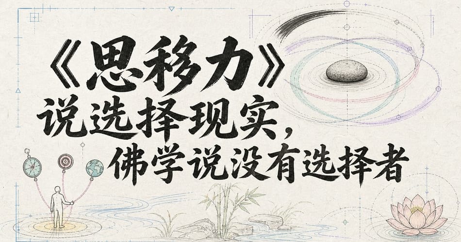 《思移力》说选择现实，佛学说没有选择者。