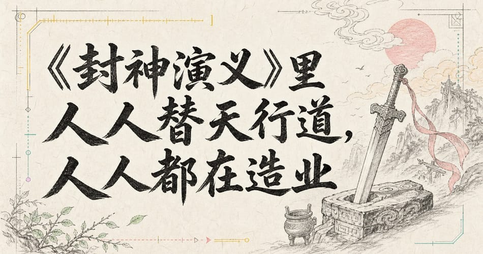 《封神演义》里人人替天行道，人人都在造业。