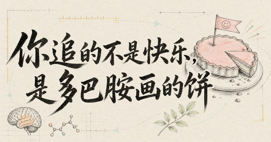 你追的不是快乐，是多巴胺画的饼。