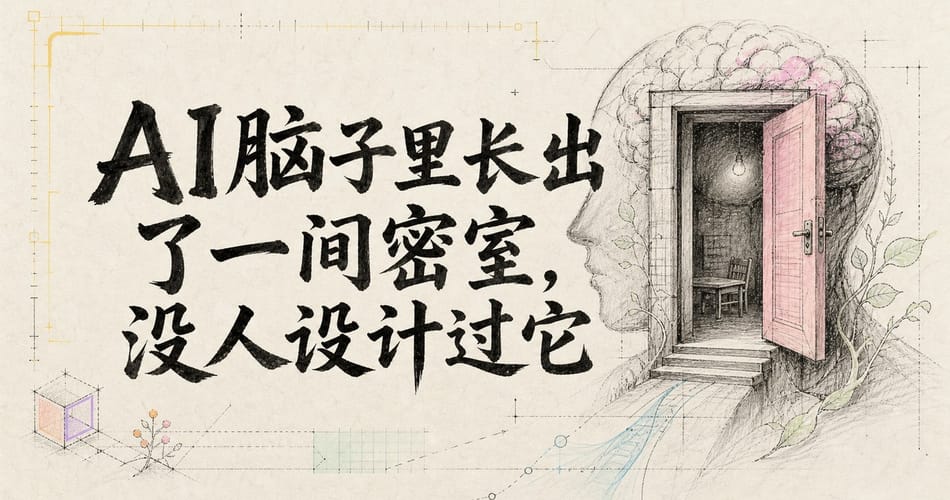 AI脑子里长出了一间密室，没人设计过它。