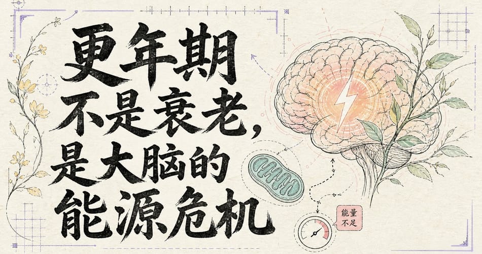 更年期不是衰老，是大脑的能源危机。