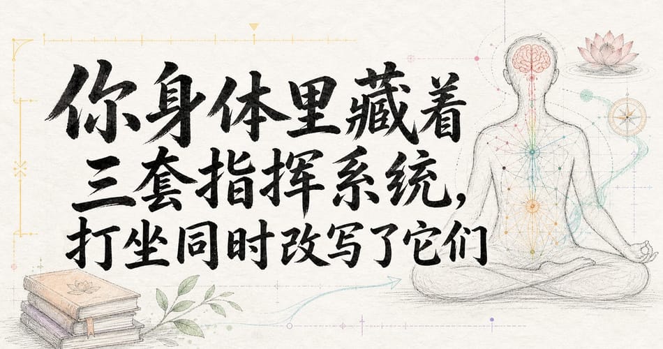 你身体里藏着三套指挥系统，打坐同时改写了它们。