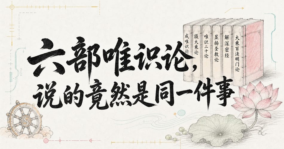 六部唯识论，说的竟然是同一件事？