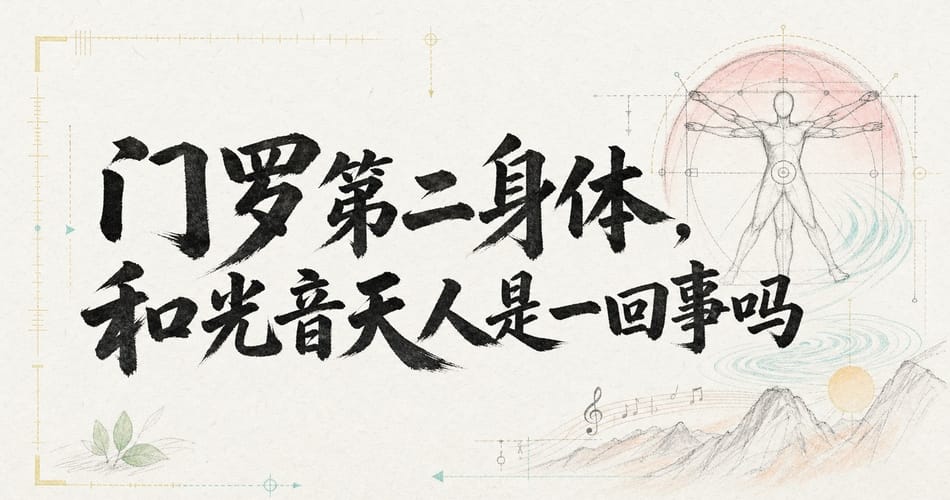 门罗第二身体，和光音天人是一回事吗？
