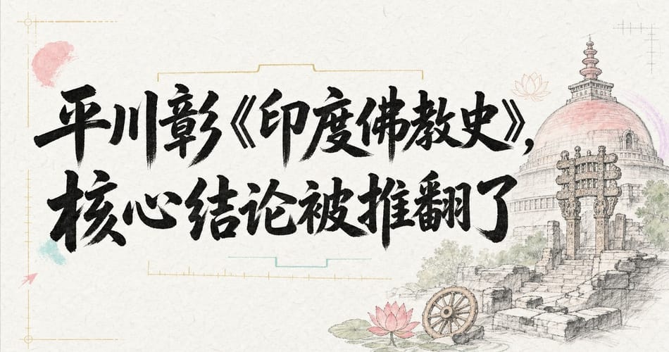 平川彰《印度佛教史》，核心结论被推翻了。