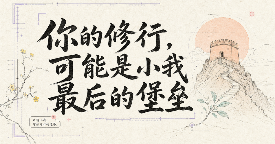 你的修行，可能是小我最后的堡垒。