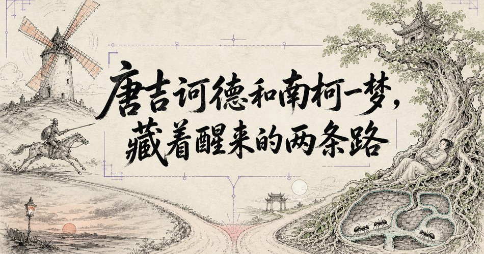唐吉诃德和南柯一梦，藏着醒来的两条路。