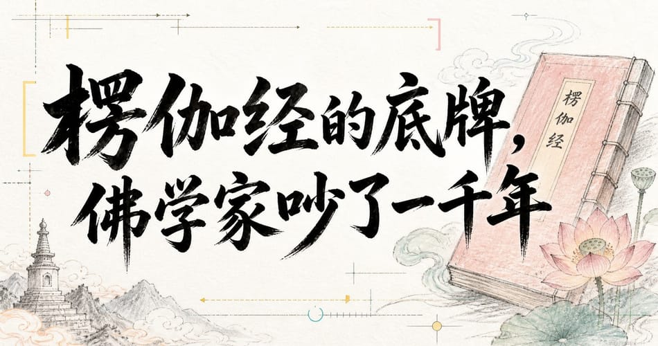 楞伽经的底牌，佛学家吵了一千年。