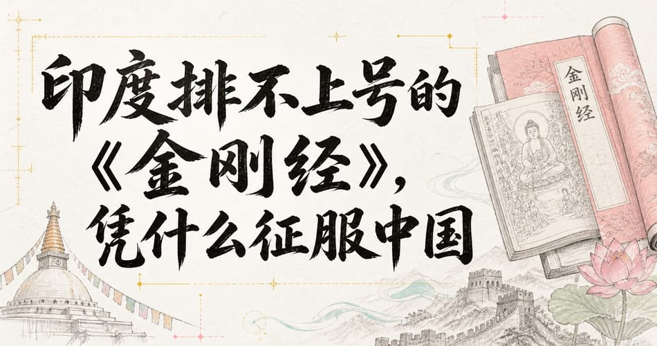 印度排不上号的《金刚经》，凭什么征服中国？