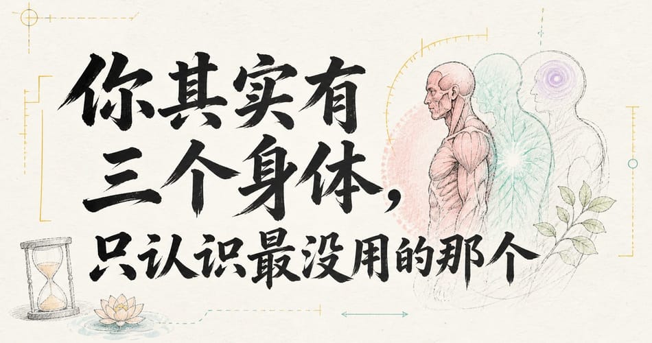 你其实有三个身体，只认识最没用的那个。