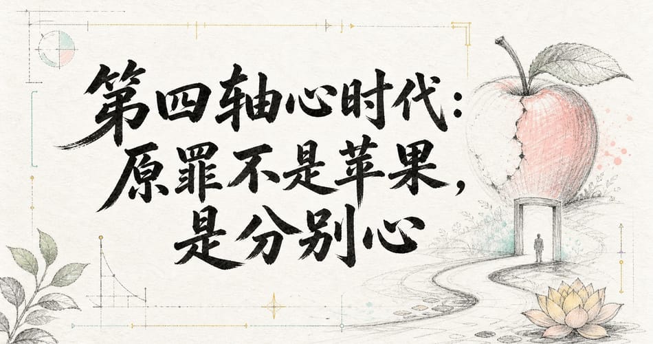 第四轴心时代：原罪不是苹果，是分别心。