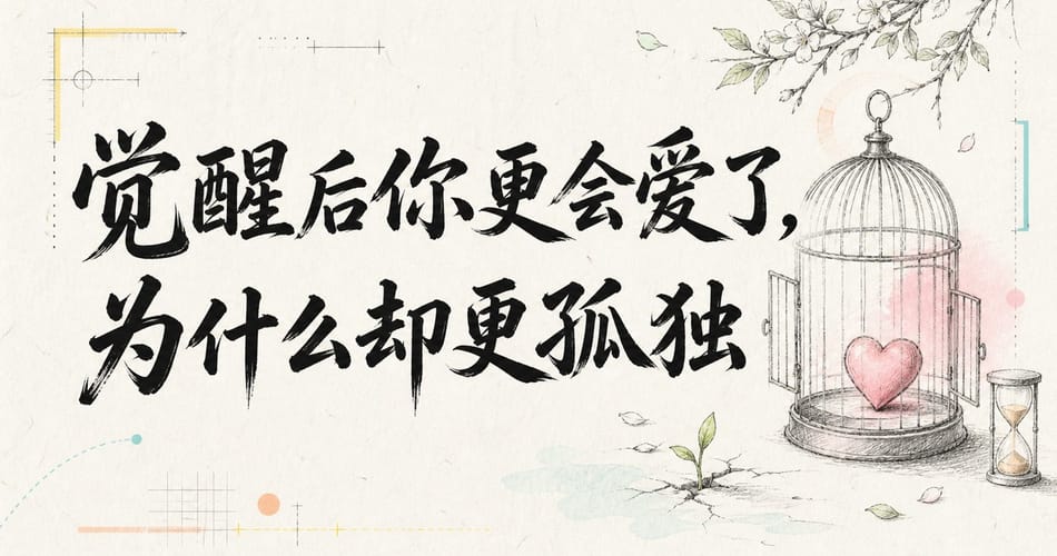觉醒后你更会爱了，为什么却更孤独？