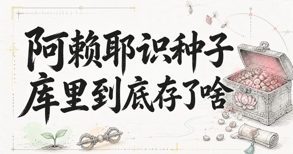 阿赖耶识种子库里到底存了啥？
