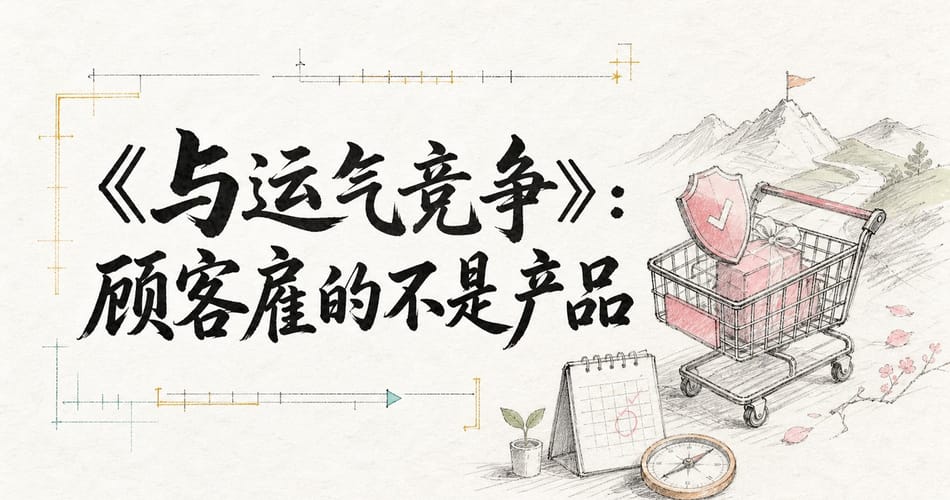 《与运气竞争》：顾客雇的不是产品。