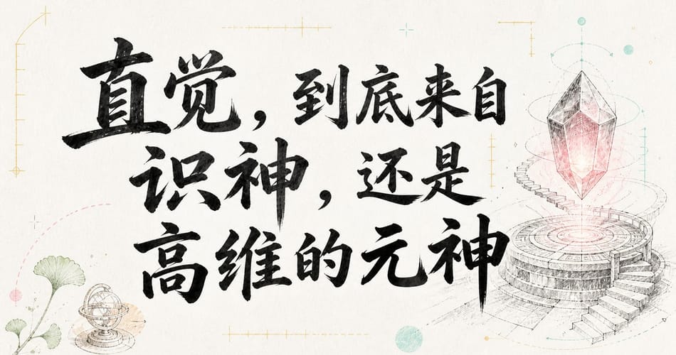 直觉，到底来自识神，还是高维的元神？