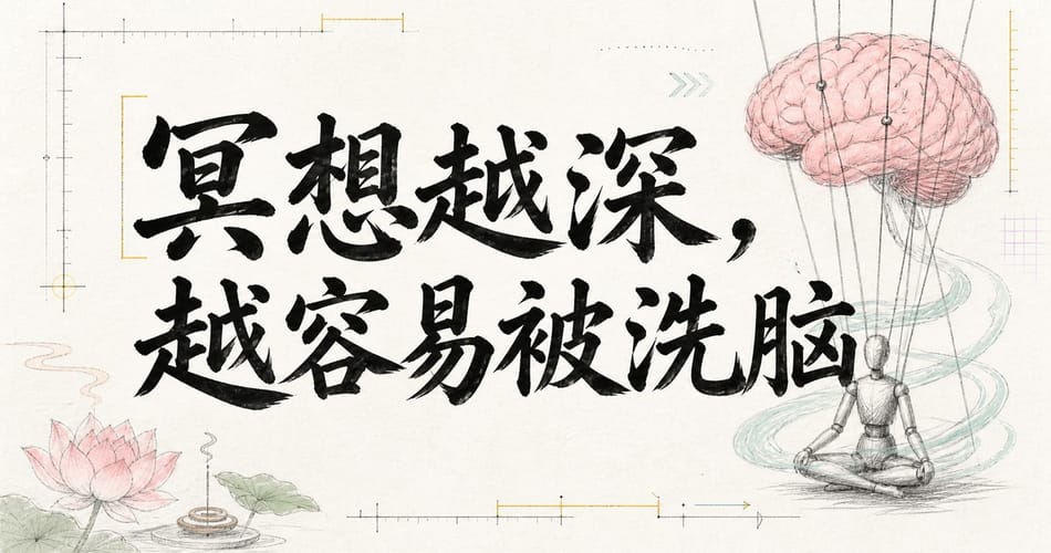 冥想越深，越容易被洗脑？