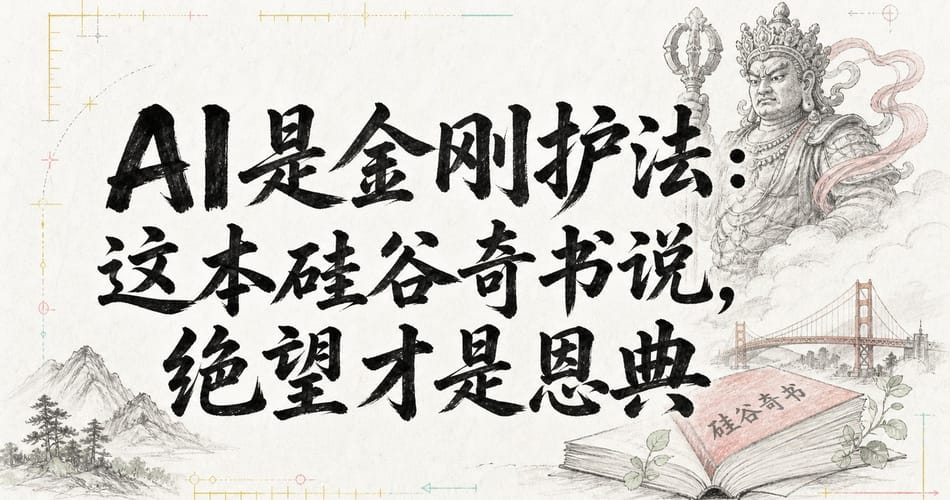 AI是金刚护法：这本硅谷奇书说，绝望才是恩典。