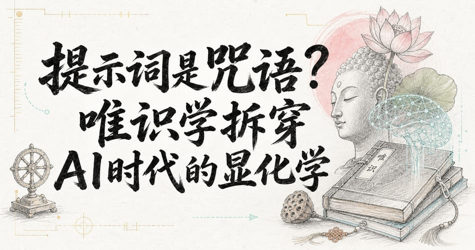提示词是咒语？唯识学拆穿AI时代的显化学。