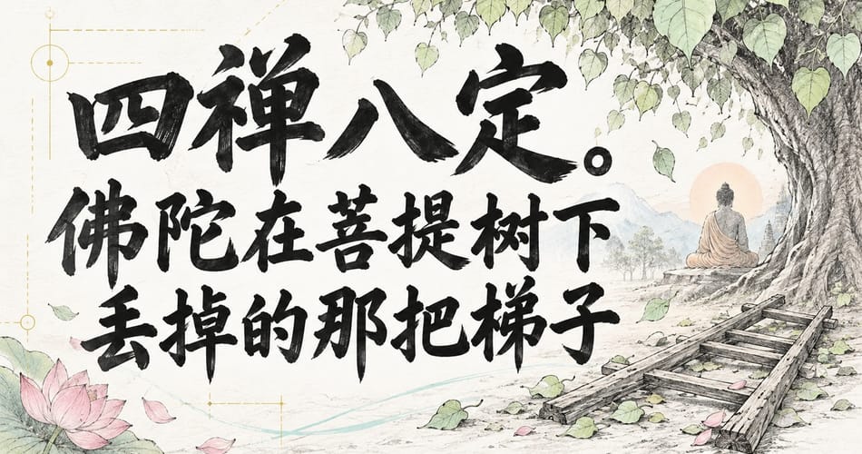 四禅八定。佛陀在菩提树下丢掉的那把梯子。