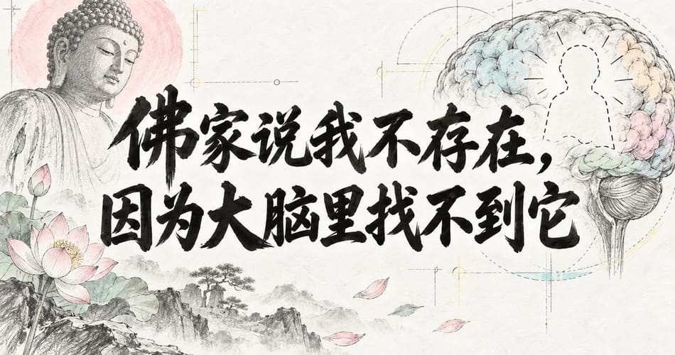 佛家说我不存在，因为大脑里找不到它。