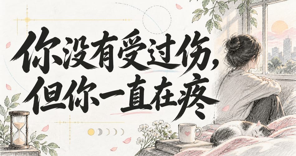 你没有受过伤，但你一直在疼。