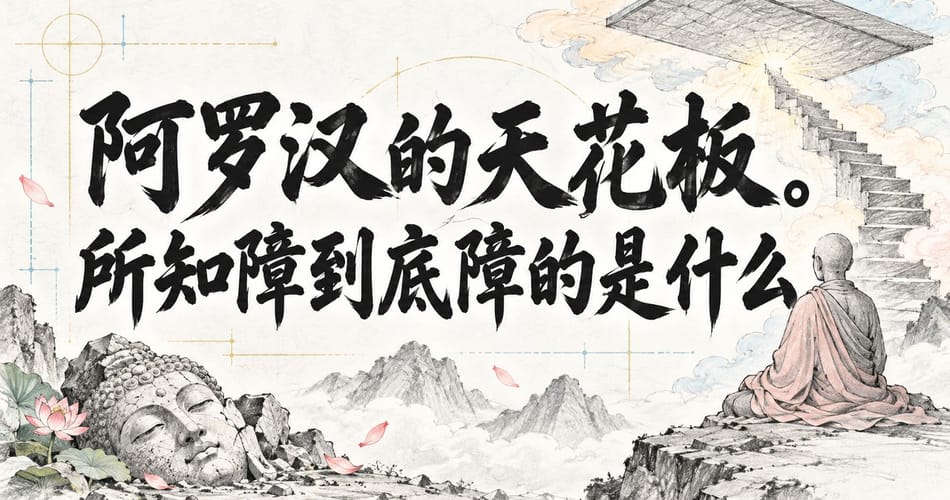 阿罗汉的天花板。所知障到底障的是什么。