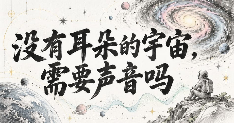 没有耳朵的宇宙，需要声音吗？