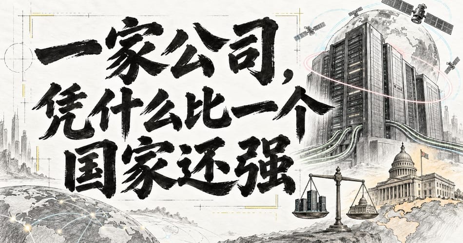 一家公司，凭什么比一个国家还强？