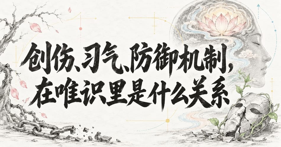 创伤、习气、防御机制，在唯识里是什么关系？