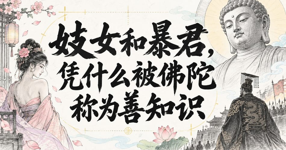 妓女和暴君，凭什么被佛陀称为善知识？