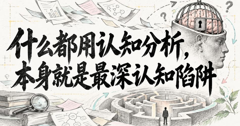 什么都用认知分析，本身就是最深认知陷阱。