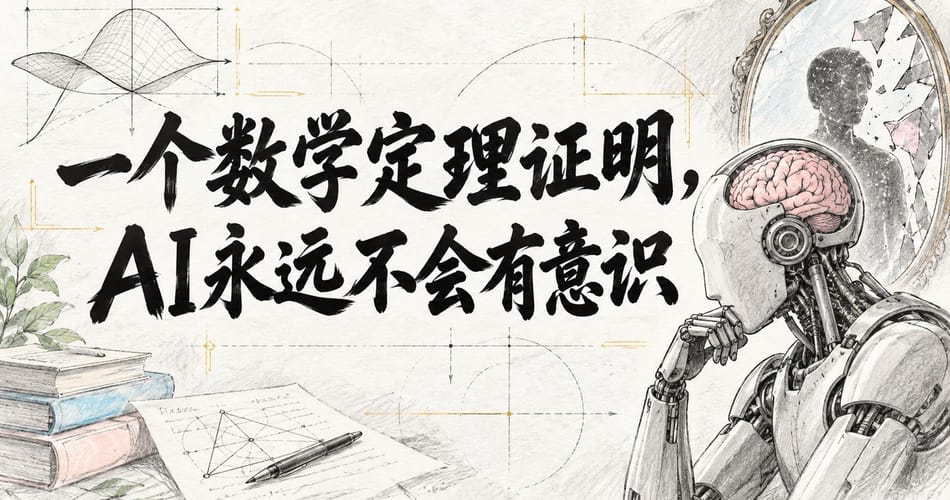 一个数学定理证明，AI永远不会有意识？