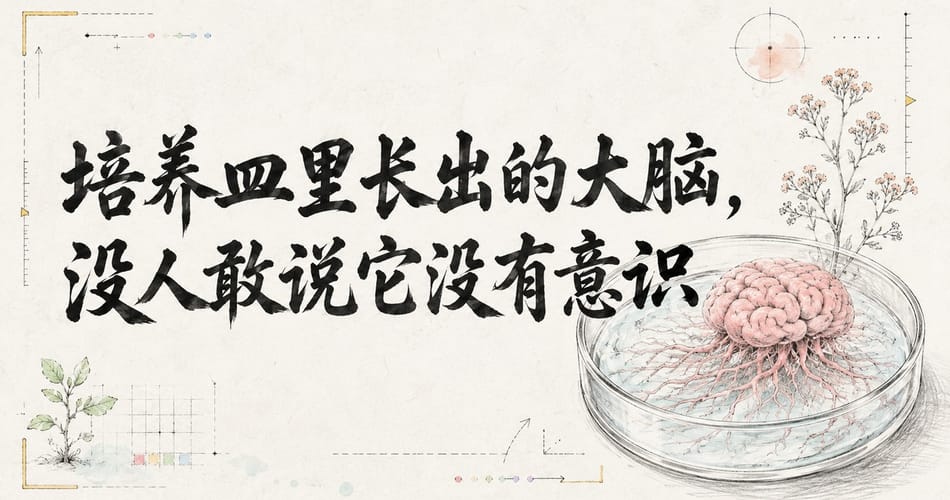 培养皿里长出的大脑，没人敢说它没有意识。