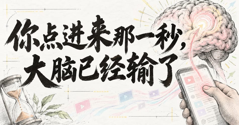 你点进来那一秒，大脑已经输了。