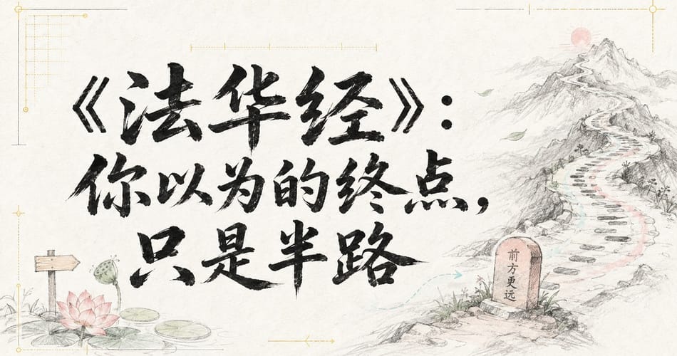 《法华经》：你以为的终点，只是半路。