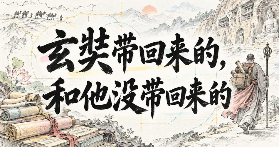 玄奘带回来的，和他没带回来的。