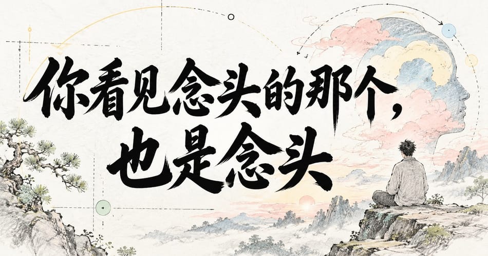 你看见念头的那个，也是念头？