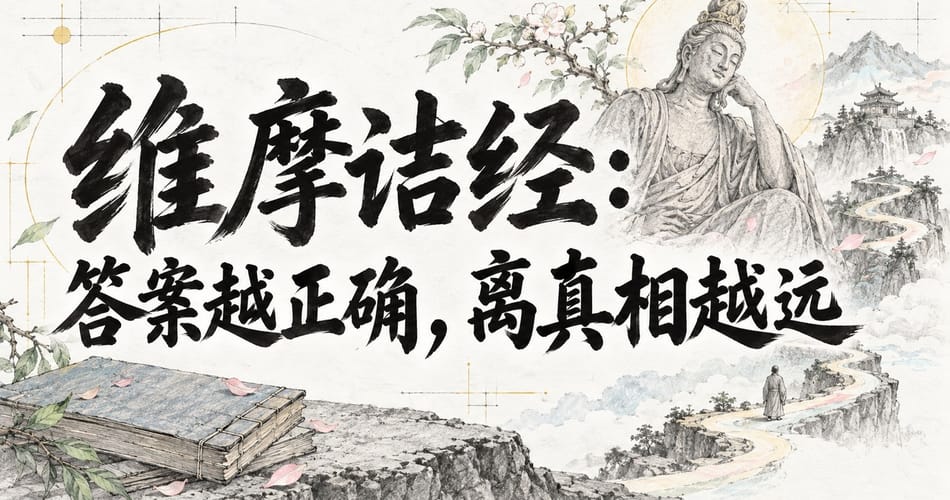 维摩诘经：答案越正确，离真相越远？