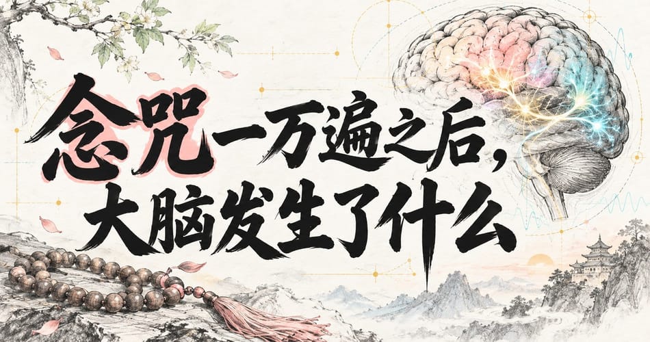念咒一万遍之后，大脑发生了什么？