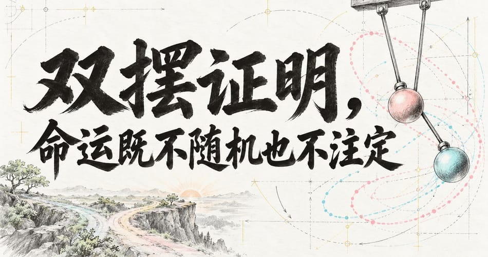 双摆证明，命运既不随机也不注定。