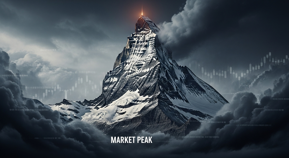 市场顶部警示：Market Cap/M2比率达3.0，机构大规模派发筹码给散户